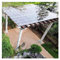 Clear Pergola Roofing Canopy Cover Waterproof 1mm Polycarbonate Plastic Sheet for Pergola, Porch, Customizable(0.8x2m/2.62x6.6ft)