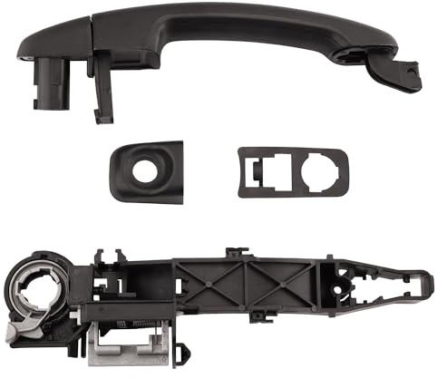 ERMWALR Front Left Or Rear Right Sliding Outer Door Handle and Holder Replacement for 2010-2016 Renault Master MK3 Opel Vauxhall Movano Mk2 Nissan NV400 806079208R 806069981R 806076452R(FL)