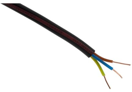 Câble d'alimentation électrique U-1000 R2V 3G1,5mm² - 3m - Zenitech