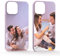 CHABDA 2 stück Personalisierte Handyhüllen mit Bild Foto Text für iPhone 16 15 14 13 12 11 Pro/Max/Mini XR X Xs Max 7 8 SE20/22 Selbst gestalten für Custom TPU hülle zum selbst gestalten