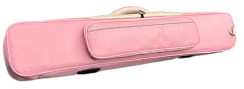 Baoblaze Estuche para Tacos de Billar, Bolsa con Cremallera para 1/2 Pulgada, Rosa