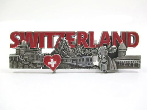 Schweiz Magnet Metall Souvenir Jungfraujoch Luzern Matterhorn Big Letter