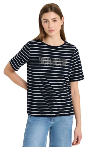 Damen T-Shirt mit Schmuckstein Wording