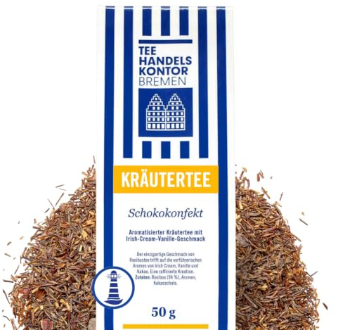 Hochwertiger Rooibos Tee lose Schokokonfekt 100 g Irish Cream Kakao