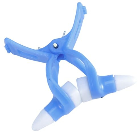 Moldeador de Puente Nasal Abs Azul 5 Piezas para Belleza | Enderezador de Nariz, Operación Sencilla, Paquete de 5 Unidades, Forma Compacta