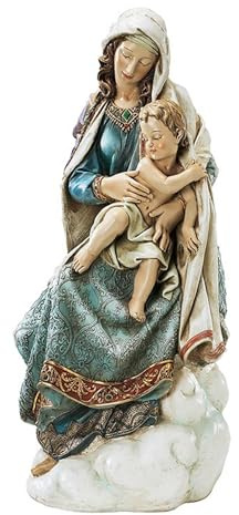 Avalon Gallery Monarch Designs 71 cm hoch, katholische Geschenke des Glaubens, Hagel Maria, Jesuskind, Ave Maria Statue