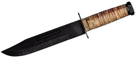 Herbertz Kampf-Messer brüniert 18 cm