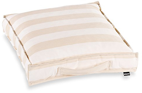 H.O.C.K. Matratzenkissen Outdoor 50x50x10cm Classic Streifen Natur