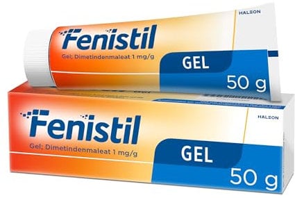 Fenistil Gel Dimetindenmaleat 1 mg/g, zur Linderung von Juckreiz bei Mückenstichen, Insektenstichen und Sonnenbrand, 50 g
