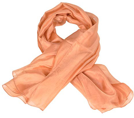 Toutacoo, Tuch, Seidentuch, Seidenschal, Quadratisch - Damen Hellbraunes Kupfer
