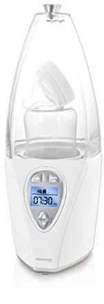 Miniland Baby Progierbarer Flaschenwärmer und Sterilisator WARMY Advanced, Weiß