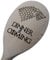 Game of Thrones Inspired Wooden Baking Spoon Novelty Wood Kitchen Cooking Birthday Present Gift Laser Engraved (Wooden Dinner is Coming Spoon)
