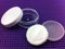 3pcs 20 g tragbar klar leer Foundation Make-up Powder Puff Box Case Container mit Mehlsieb und Powder Puff Loose Powder Jar Pot
