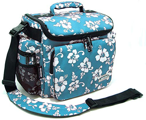 Zomo DJ-Tank Flower Blue Tasche/Koffer