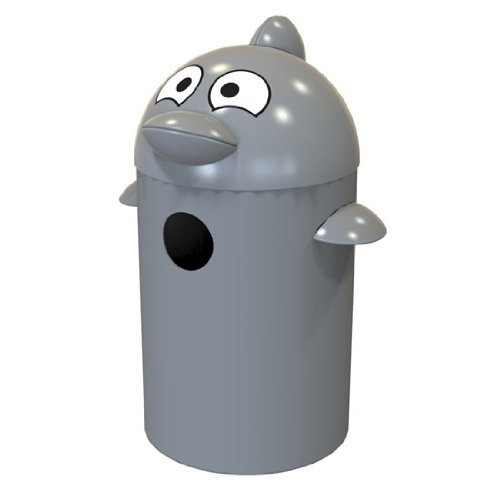 Office Needs Direct Dolphin Aqua Buddy Novelty Bin 55 Litre
