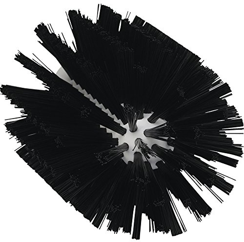 Vikan 5380-103-9 Stiff Tube Brush, Polyester, 3-7/8 x 6-1/2 OAL, Black