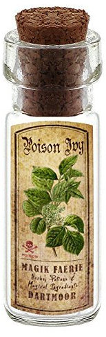 MyTinyWorld Dolls House Apothecary Poison Ivy Herb Short Colour Label And Bottle