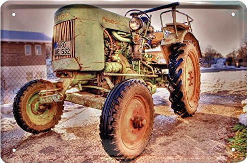 Fendt Traktor Trecker Bulldog Blechschild 20 x 30 Retro Blech 1713