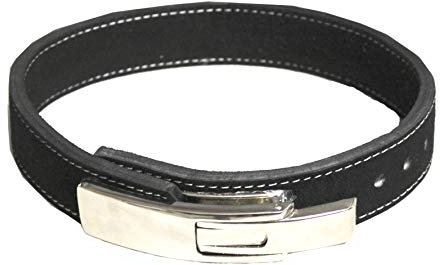 lisaro Lever Bench Belt 5cm bereit, aus Leder mit Pressschnalle (L)