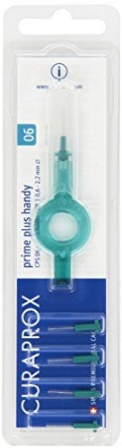 Curaprox CPS Prime - Plus Handy Scovolino Interdentale 06 Con Maniglia, 5 Pezzi