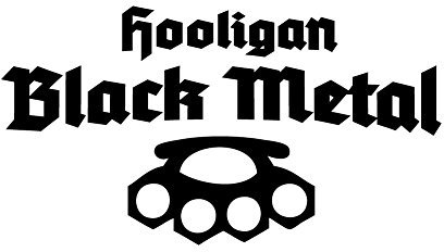 Hooligan Black Metal Autoaufkleber, 18 cm Hooligan Black Metal Autoaufkleber für Lack oder Heckscheibe (schwarz)