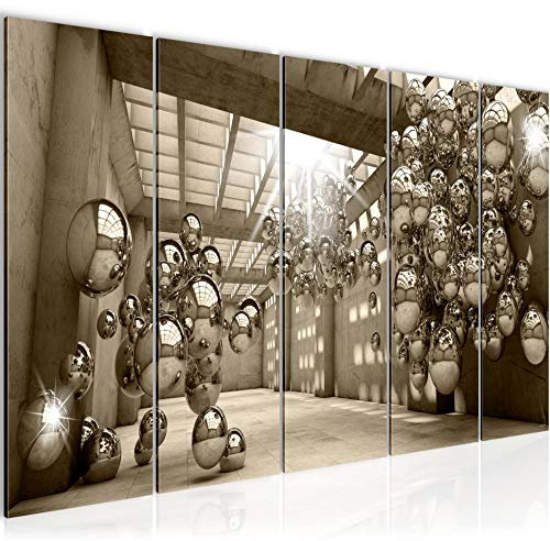 Runa Art Peinture 3D Des Balles Impression sur Toile intissee Decoration Murale Salon Chambre 506356b