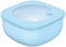 Guzzini Store&More Kitchen Active Design Contenitori Ermetici Bassi per Frigo/Freezer/ Microonde (M), 16 x 16 x 7,8 cm, Blu (Blu medio opaco)