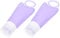 EXCEART Shower Shampoo Dispenser Silicone Storage Bottles Travel Makeup Bottles Lotion Containers Wall Hanging Hook