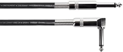 CORDIAL - ECL EI3PR - Cable Guitarra jack 3 m recto/angular
