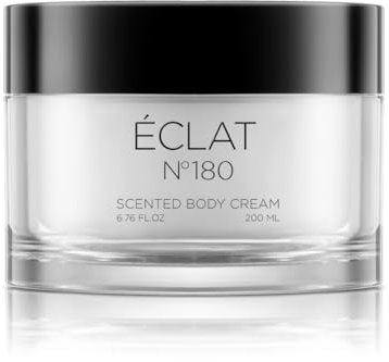 ÉCLAT 180 Body Cream - stark pflegende, dezent parfümierte Körpercreme - mit D-Panthenol und Shea Butter für eine weiche und seidige Haut - Pflege für den Körper Bodylotion 200 ml