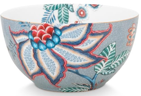 Pip Studio Flower Festival Bowl Light Blue 15 cm