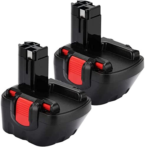 Batteria di ricambio 12V 4.5Ah NI-MH per batterie per utensili Bosch BAT043 Batteria da compatibile 2607335261 2607335274 2607335375 2607335415 2607335454 BAT046 BAT049 BAT139 PSR 12VE-1 GSR-2-2pack