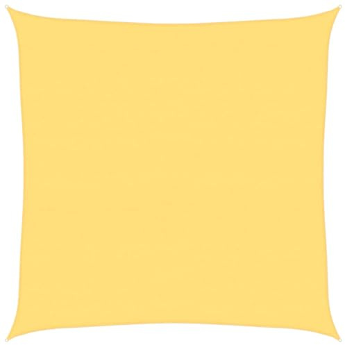vidaXL Sonnensegel Sonnenschutz Windschutz Sonnendach UV Schutz Sonnenschutzsegel Schattenspender Garten Terrasse Balkon 160g/m² Beige 4,5x4,5m HDPE