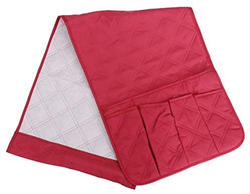 STOBAZA 1stück Sofa-seiten-aufbewahrungstasche Aus Filz Praktischer Organizer Für Smartphone Snacks Und Bücher Für Bett Sofa Auto Und Mehr Rot
