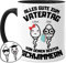 Tassenliebling® Papa Tasse personalisiert mit 1-4 Kindern - Schwarz - Papas bester Schwimmer - Vatertagsgeschenk Geburtstag - Werdender Papa Geschenk lustig zum Vatertag mit Baby, Tochter, Sohn