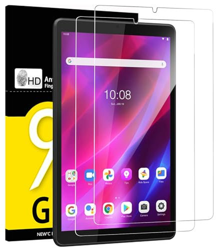 NEW'C 2 Stück, Panzer Schutz Glas für Lenovo Tab M8 (3. Gen) / Tab M8 HD/Tab M8 HD LTE/Smart Tab M8 (8 Zoll), 9H Härte,HD Displayschutzfolie, 0.33mm Ultra-klar
