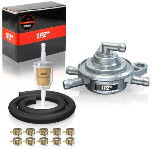 1PZ IK2-B02 Pompa del carburante valvola del rubinetto della benzina sotto pressione, 4 attacchi Sostituzione per Scooter, ricambio per GY6 50 125 150 200 250 ccm Daelim TGB ATV Cinese scooter