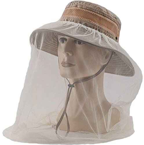 Wudaizhi Moskitonetz -Hut -Insekten -hüte Mit Neting Beekeeper Imkere Biene Schleier Hut Wandergarten Mesh Cap Hood