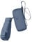 Ruspela Paraguas de viaje compacto y plegable para el sol y la lluvia, resistente al viento y a los rayos UV, con funda con cremallera, para mujer y niña, Azul Haze, Haze blue