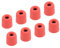 sourcing map Replacement Foam Ear Tips Earbuds Bud 3-4mm Small Size Earbuds Tips for Earphones Red 8 Pcs