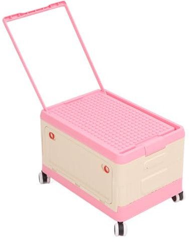 Storage Bins With Wheels, Children Building Blocks Organizer Rolling Toy Toy Box Toy Organizers And Storage Bins Kids Toy Organizers And Storage Bins With Lids for