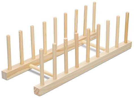 Puzzle Display Stand, Wooden Puzzle Storage Rack Kids Non-Skidding Puzzle Holder Rack Puzzle Shelf Organizer Holder Puzzle Rack Organizer for Puzzles Books Crafts Collection Lovers