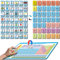 Periodensystem mit doppelseitigen Elementmagneten, Periodensystem der Elemente Puzzle, Lernkarten, Poster, Chemie Geschenke
