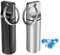 AFCJLTO 2 pcs Pill Box Key Ring Pill Box Key Ring Waterproof ，Aluminiumlegierung Pillenbox Kleine Metall Tablettenbox Pillen Organizer Wasserdicht Tablettendose Pillenbehälter für Unterwegs,