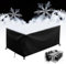 AJALGZ Gartenmöbel Abdeckung Wasserdicht 190x80x80cm/LxWxH Gartenmöbel Tischabdeckung Outdoor Wetterfest Abdeckung Gartenmöbel SchutzhüLle für Gartenmöbel Winterfest - Schwarz
