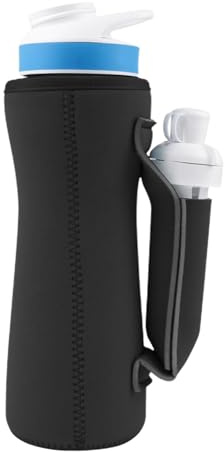 Borsa termica in neoprene – Manicotto per bottiglia d'acqua per bottiglie di plastica e acciaio inossidabile da 22 oz | Manicotto di raffreddamento universale per bottiglie d'acqua e