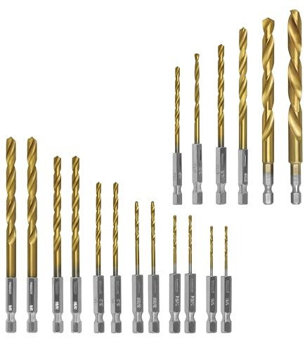 48-89-4680 18-Piece for Milwau-kee Drill bit Set