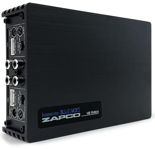 Zapco Harmony Blue HB-154D-II - Amplificatore a 4 canali, 800 W, RMS, classe D