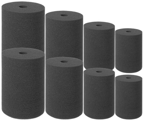 Cup Turner Tumbler Sponges 8pcs Black Cylinder Inserts | Tumbler Sponge Insert, Sponges Cup Turner, Inserts for Cup Turners, Reusable Craft Set