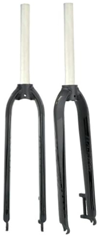 FKXSXAZ Fourche Rigide pour VTT Universel 26, 27,5 29, Tube Droit 28,6 mm, Alliage d'aluminium, Frein à Disque Avant, Blocage Rapide 9 mm.